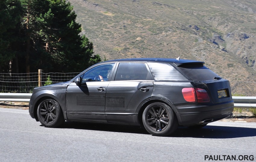 SPYSHOTS: Production Bentley SUV sighted on test 270226