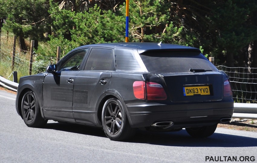 SPYSHOTS: Production Bentley SUV sighted on test 270228