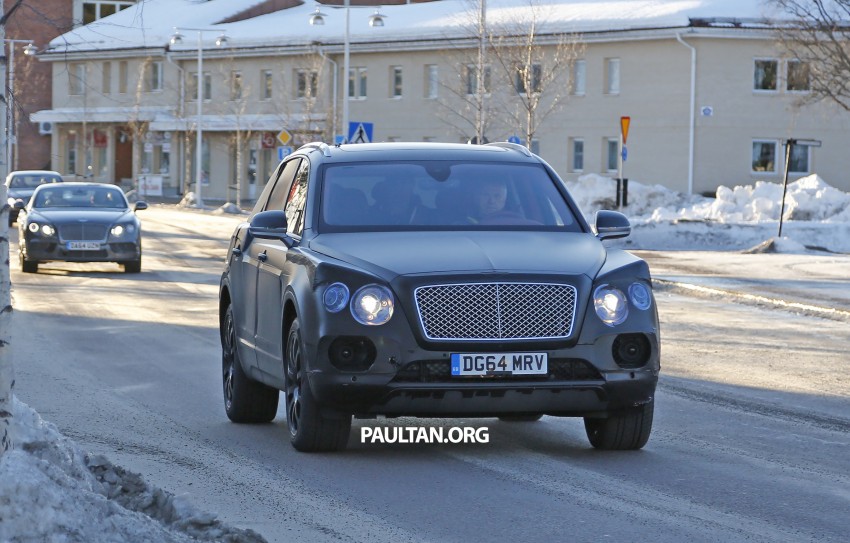 SPYSHOTS: Production Bentley SUV sighted on test 314849