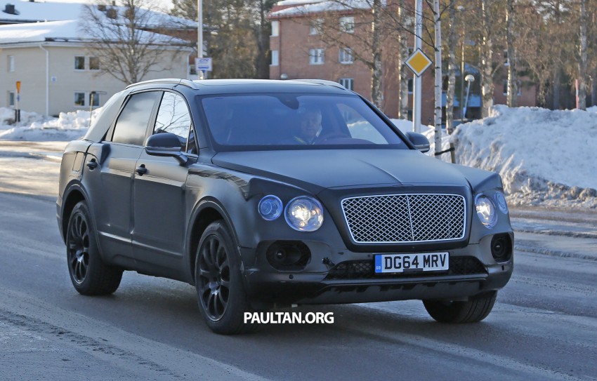 SPYSHOTS: Production Bentley SUV sighted on test 314844