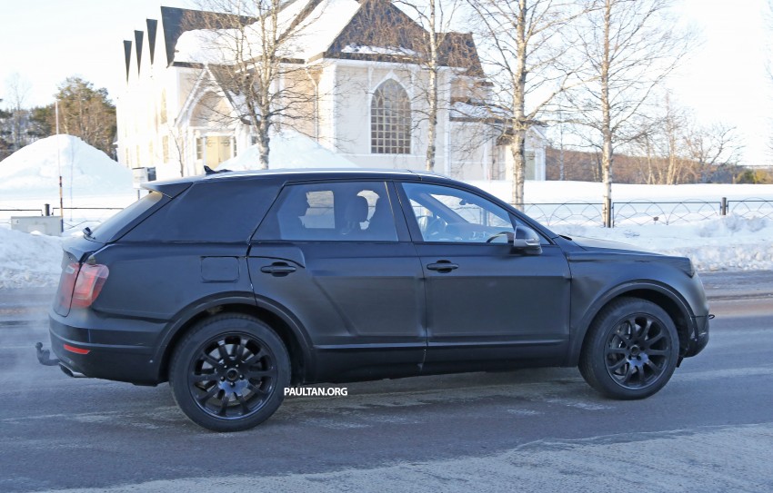 SPYSHOTS: Production Bentley SUV sighted on test 314845