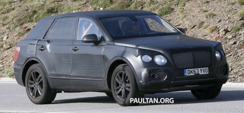SPYSHOTS: Production Bentley SUV sighted on test 255182