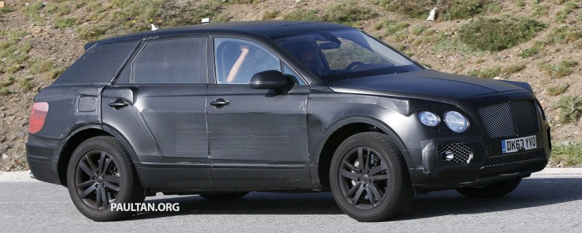 SPYSHOTS: Production Bentley SUV sighted on test 255184