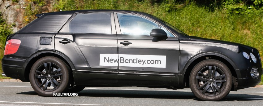SPYSHOTS: Production Bentley SUV sighted on test 254190