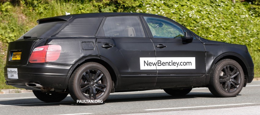 SPYSHOTS: Production Bentley SUV sighted on test 254191