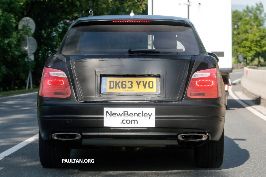 SPYSHOTS: Production Bentley SUV sighted on test 254189