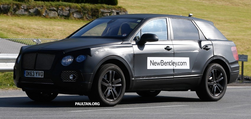 SPYSHOTS: Production Bentley SUV sighted on test 253757