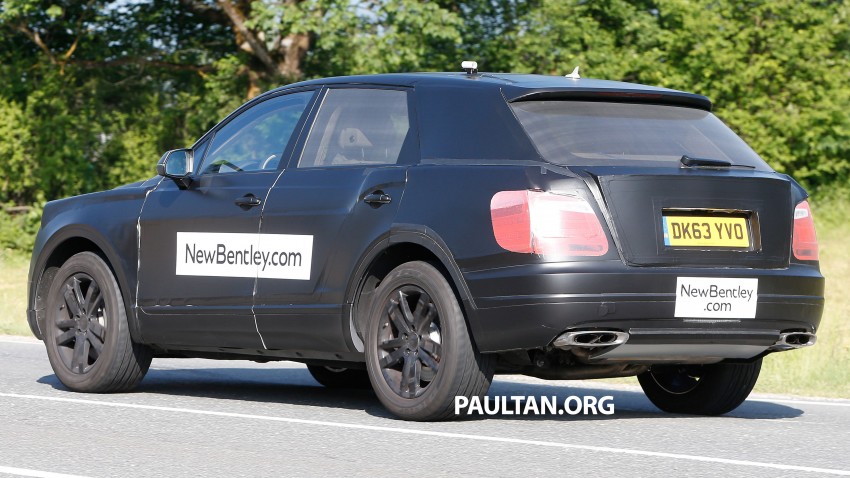 SPYSHOTS: Production Bentley SUV sighted on test 253761