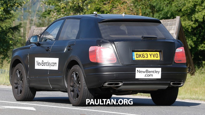 SPYSHOTS: Production Bentley SUV sighted on test 253759