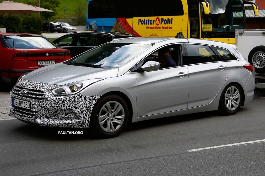 SPYSHOTS: Hyundai i40 Tourer facelift on test 256663