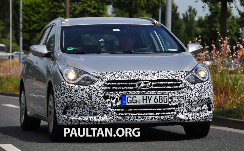 SPYSHOTS: Hyundai i40 Tourer facelift on test 256226