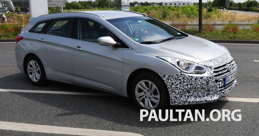 SPYSHOTS: Hyundai i40 Tourer facelift on test 256225