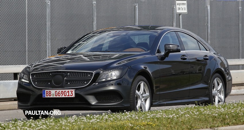 SPYSHOTS: 2015 Mercedes-Benz CLS-Class facelift virtually undisguised – unveiling soon? 251297