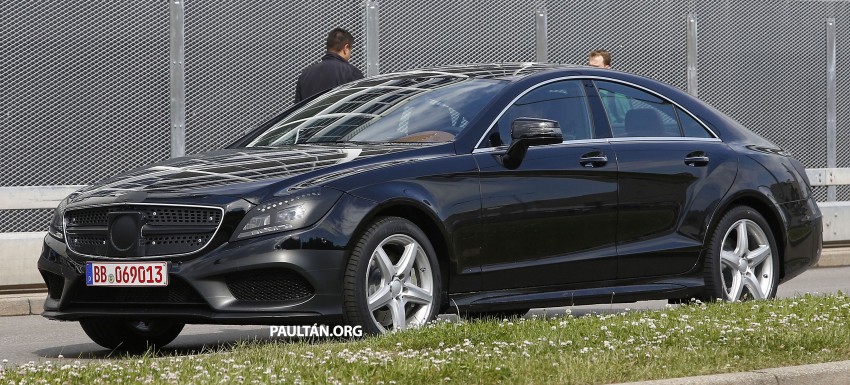 SPYSHOTS: 2015 Mercedes-Benz CLS-Class facelift virtually undisguised – unveiling soon? 251296