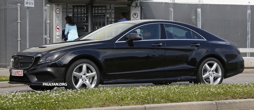 SPYSHOTS: 2015 Mercedes-Benz CLS-Class facelift virtually undisguised – unveiling soon? 251294