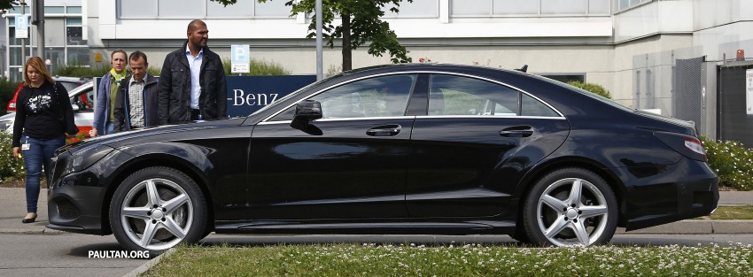SPYSHOTS: 2015 Mercedes-Benz CLS-Class facelift virtually undisguised – unveiling soon? 251295