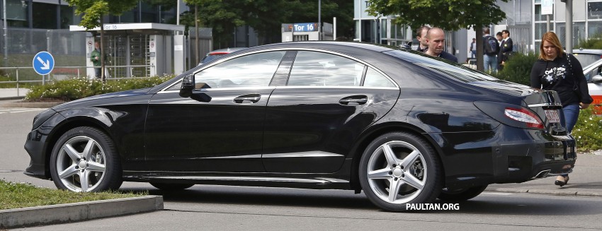SPYSHOTS: 2015 Mercedes-Benz CLS-Class facelift virtually undisguised – unveiling soon? 251293