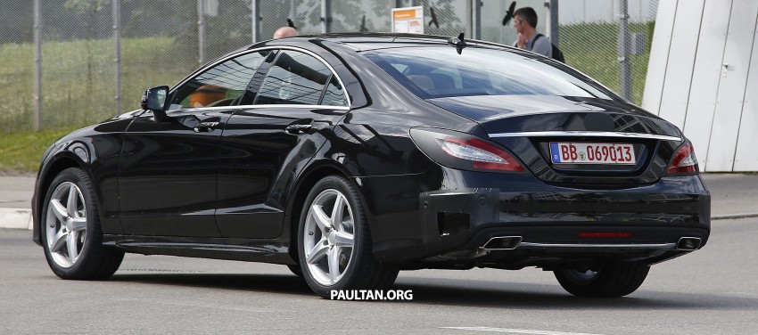 SPYSHOTS: 2015 Mercedes-Benz CLS-Class facelift virtually undisguised – unveiling soon? 251292