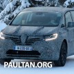 Next-gen Renault Espace; touchscreen system spied