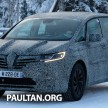 Next-gen Renault Espace; touchscreen system spied