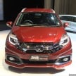 Honda Mobilio RS range-topper launched in Indonesia