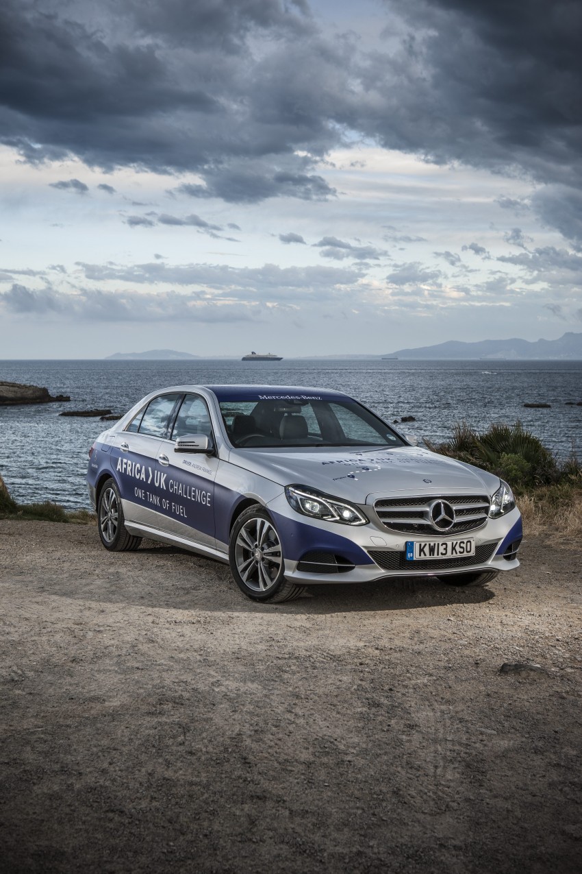Mercedes-Benz E 300 BlueTEC Hybrid shows what diesel hybrid can do – Africa-UK on one tank Image #256213