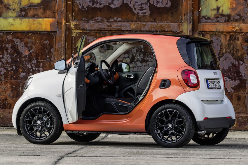 2015 smart fortwo and smart forfour city cars unveiled 259297