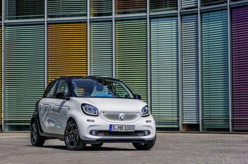 2015 smart fortwo and smart forfour city cars unveiled 259463