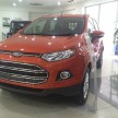 Ford EcoSport being previewed at SDAC showrooms – 1.5L Trend and Titanium variants, RM96k-RM104k