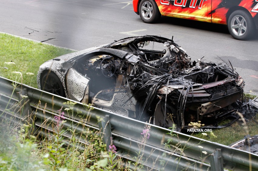 Acura/Honda NSX prototype burns down on the ‘Ring 260545