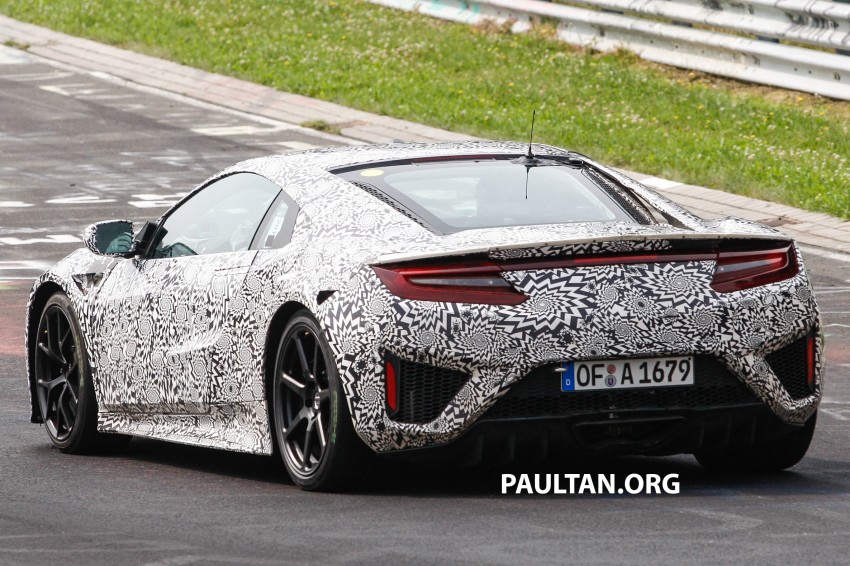 SPYSHOTS: 2015 Honda NSX caned around the ‘Ring 260184