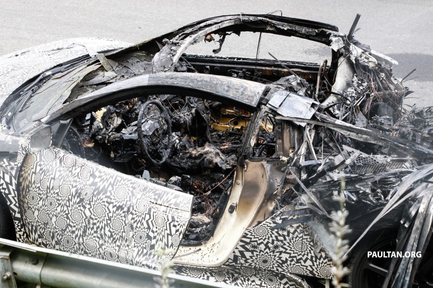 Acura/Honda NSX prototype burns down on the ‘Ring 260555