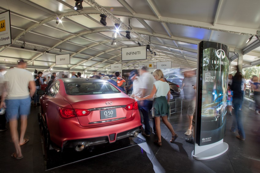 VIDEO: Infiniti Q50 Eau Rouge prototype at Goodwood 256751