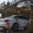 Mercedes-Benz C-Class W205 spotted on trailer again!