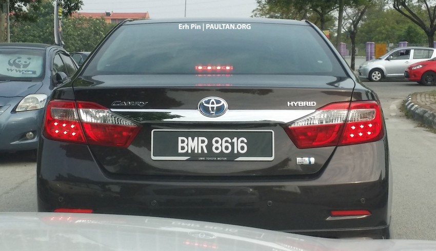 SPYSHOT: Toyota Camry Hybrid spotted on the road 257548