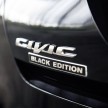 Honda Civic Black Edition introduced in the UK