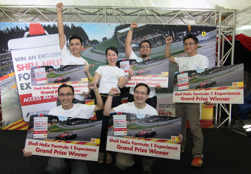 Shell Helix contest winners head to Belgian GP at Spa 260574