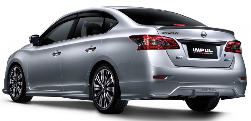 Nissan Sylphy Tuned By Impul introduced – aerokit, bigger wheels and tyres, lower springs 263849