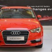 Audi A3 Sedan – on show at 1 Utama until August 10