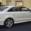 Audi A3 Sedan – on show at 1 Utama until August 10