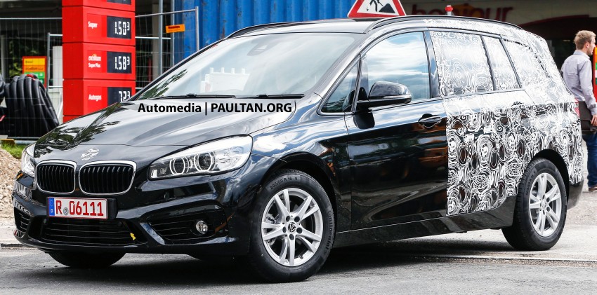 SPIED: 7-seat BMW 2 Series Active Tourer shows face 264775