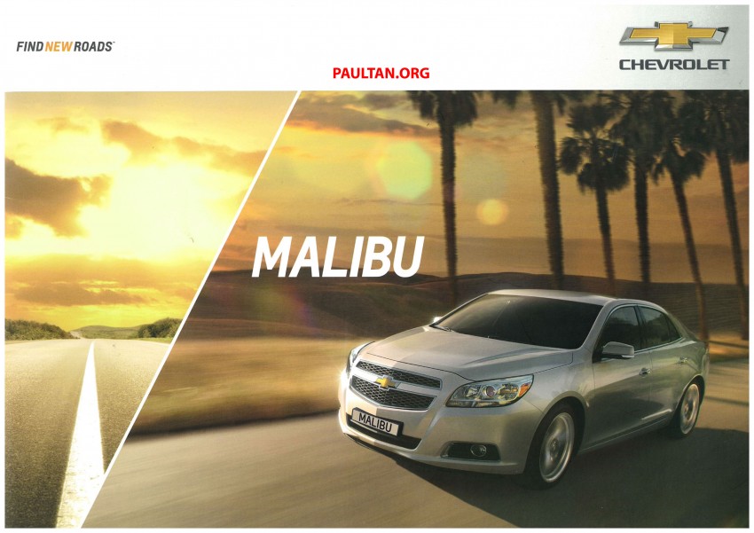Chevrolet Malibu Malaysia specs revealed in brochure 261554