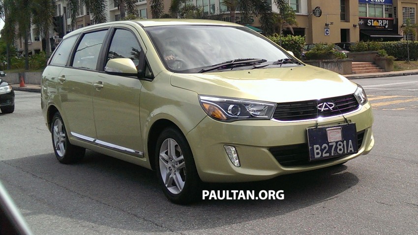 SPIED: Chery V5 MPV with extensive makeover spotted in Malaysia – Chery Eastar getting a facelift? 262719
