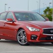 Infiniti Q50 2.0 Turbo now with sport bumper, 19-inch rims and navi options – entry price revised down