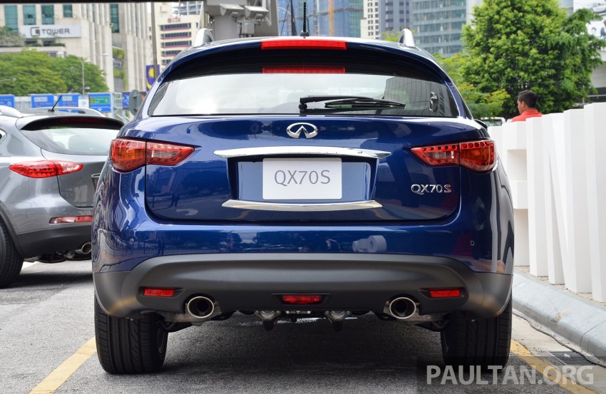 Infiniti QX70S – sport package now available, RM500k 266806