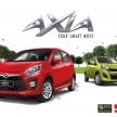 Perodua Axia launched – final prices lower than estimated, from RM24,600 to RM42,530 on-the-road