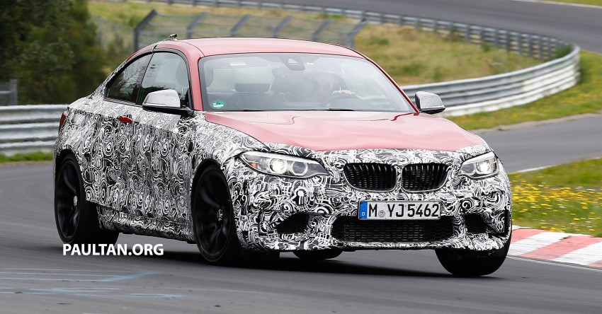 SPYSHOTS: BMW M2 Coupe prototype seen on the ‘Ring wearing production M bumper 268736