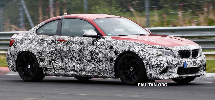 SPYSHOTS: BMW M2 Coupe prototype seen on the ‘Ring wearing production M bumper 268735