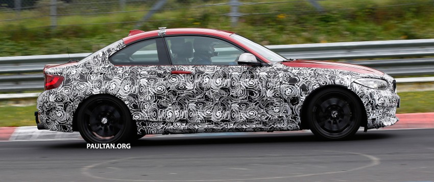 SPYSHOTS: BMW M2 Coupe prototype seen on the ‘Ring wearing production M bumper 268733