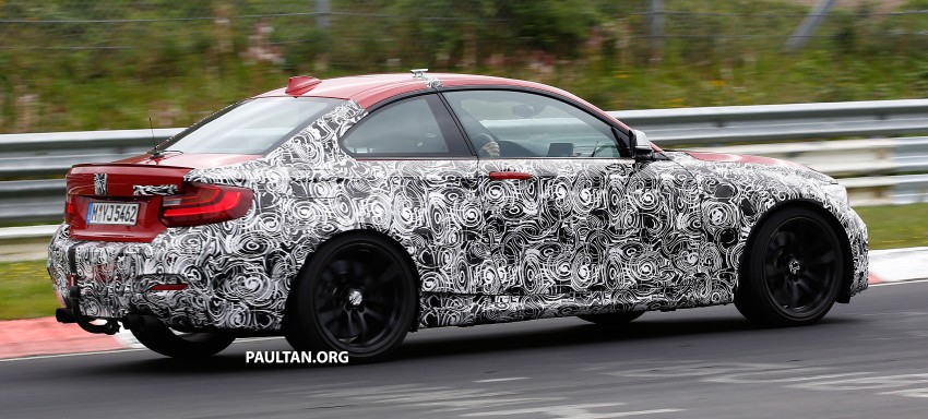 SPYSHOTS: BMW M2 Coupe prototype seen on the ‘Ring wearing production M bumper 268734